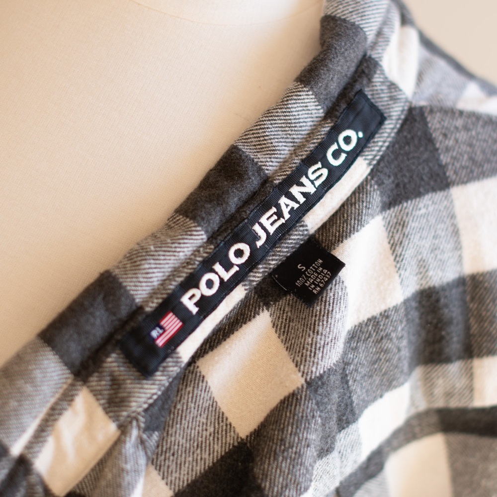 Polo by Ralph Lauren Buffalo Check Flannel Button Down Shirt - Picture 9 of 10